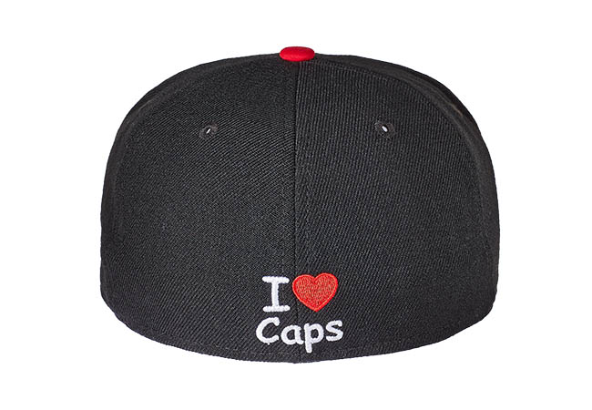 Snapback Cap schwarz 72 Rückseite