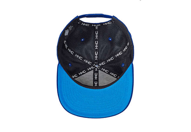 Snapback Cap blau 62 Unterseite