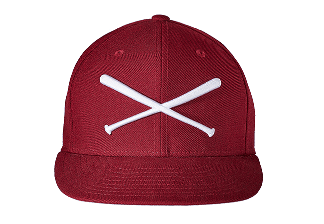 Snapback Cap rot 448 Vorderseite
