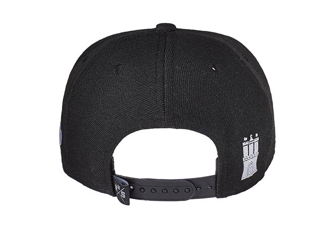 Snapback Cap schwarz 534 Rückseite