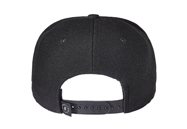 Snapback Cap schwarz 514 Rückseite