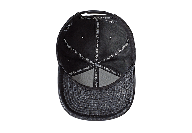 Snapback Cap schwarz 595 Unterseite