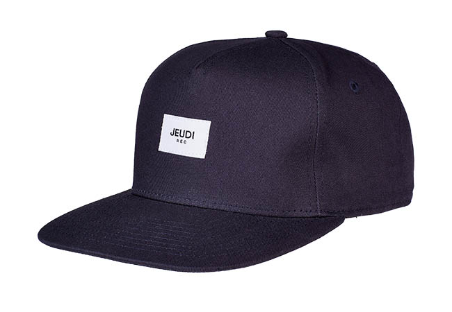 Snapback Cap schwarz 846 Seitenansicht