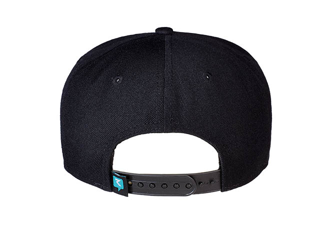 Snapback Cap schwarz 835 Rückseite