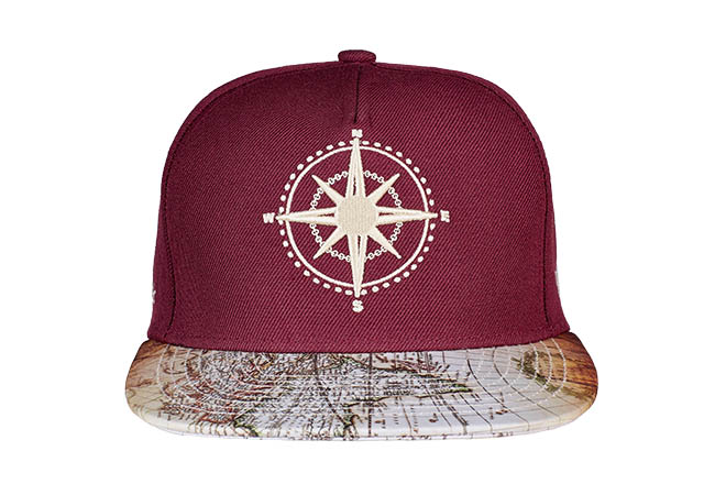 Snapback Cap rot 792 Vorderseite