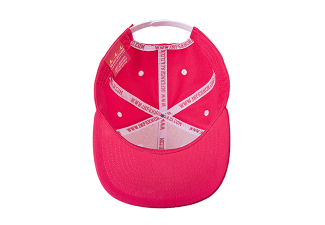 Snapback Cap pink 799 Unterseite