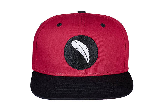 Snapback Cap Rot 860 Frontansicht