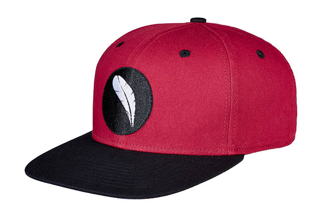 Snapback Cap Rot 860 Seitenansicht