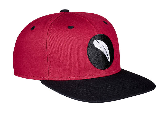 Snapback Cap Rot 860 Seitenansicht